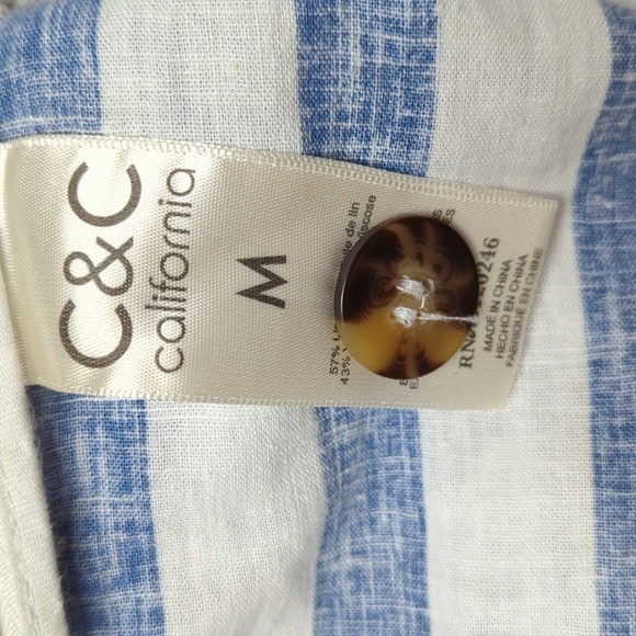 C&C California NWT Linen Blend Jumpsuit - Picture 10 of 10